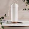 750ml Leak Proof Straw Water Container Vacuum Insulated Travel Mug for Cold Beverages Ceramic Lined Drinkware
