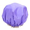 Home Women Elastic Reusable Waterproof Shower Cap Head Hair Cover Bathing Hat