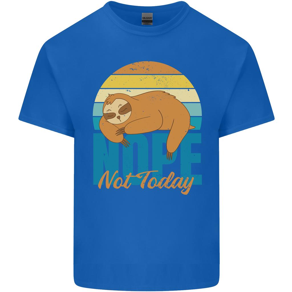 Sloth Nope Not Today Funny Lazy Unisexs Light Cotton TShirt