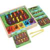 Worm Catch Game Toddler Montessori Colour Matching Sorting Sensory Education Toy Fine Motor Training Parish Novelty Toy for Baby