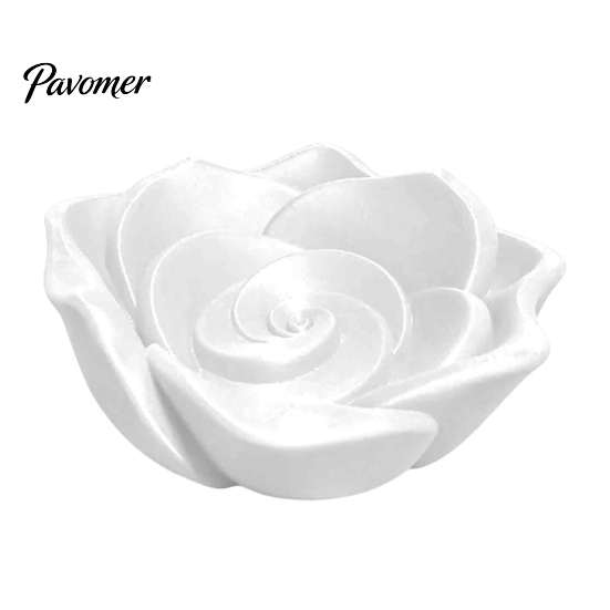 Red Rose Trinket Holder 3D Printed Jewelry Tray, Dish, Decorative Bedroom Dresser Organizer for Ring Earring Necklace, Desktop Storage Tray
