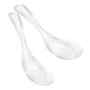 Transparent Condiment Spoons Exquisite Dessert Teaspoons Crystal Glass Spoon  Hotel