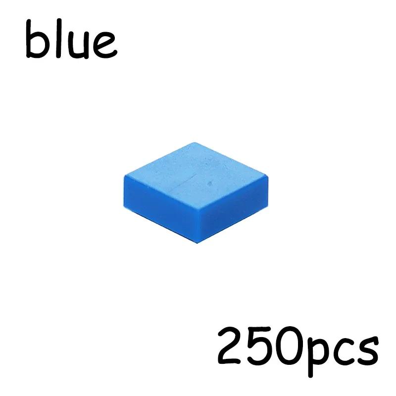 Non-Toxic 250Pcs 3070 1X1 Bricks Flat Tile Moc Assemble Particles Smooth 1*1 Building Blocks Diy Educational Creative Parts Toy For Kids