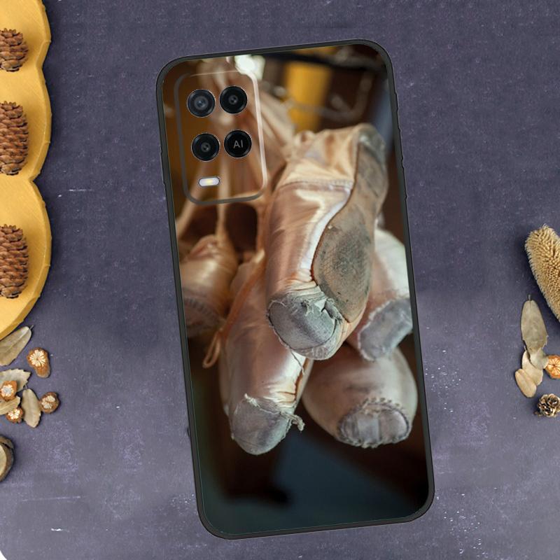 Ballet Shoes Phone Case For Oppo A40 A60 A80 A78 A98 A18 A38 A58 A74 A94 A54 A16 A76 A96 A15 A17 A77 A57S