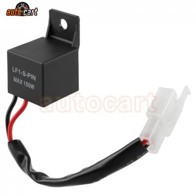 Motorcycle Electronic Flasher Relay 2Pin LED Signal Hyper Lights Flash LF1-S-PIN
