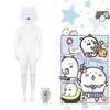 Joke Cosplay Bear Costume Jumpsuit Headwear Set Halloween Stage Performance