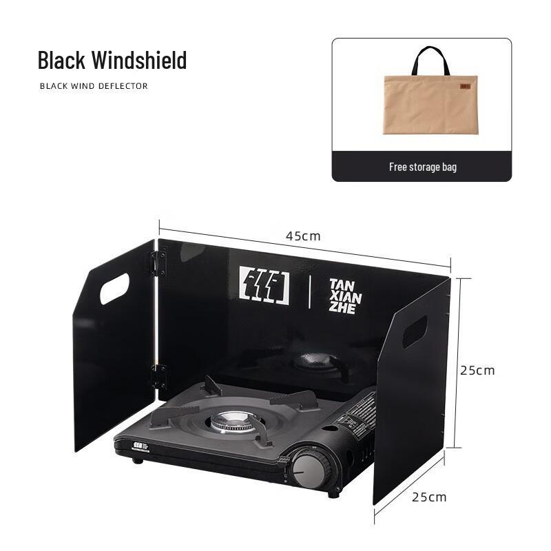 Portable Camping Stove Windshield One Size