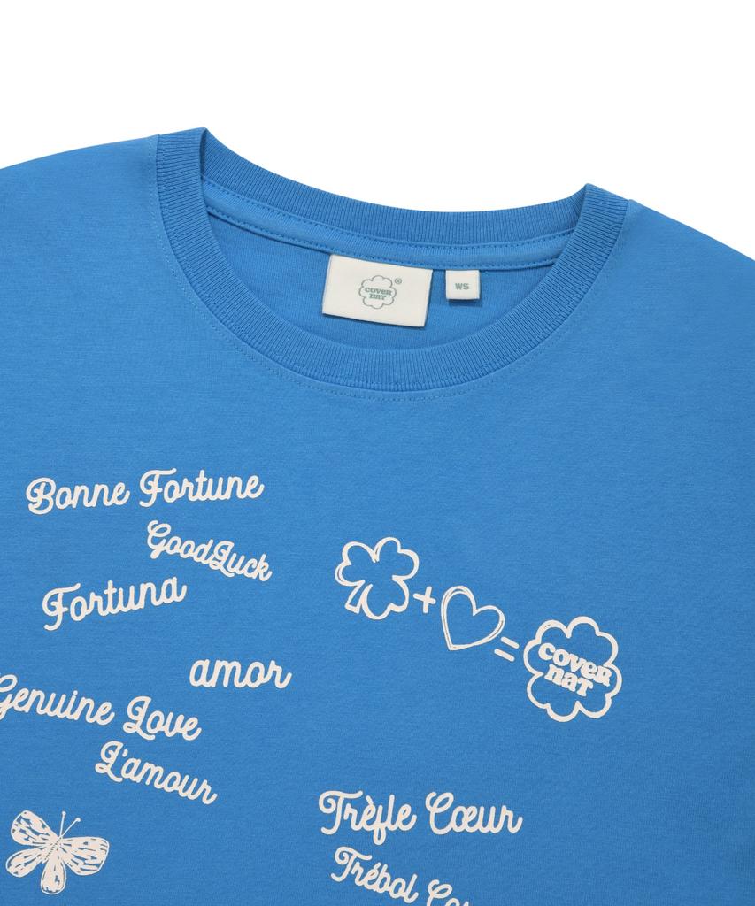 COVERNAT WOMAN Gradient T-Shirt Blue