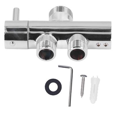 Válvula desviadora de ducha de latón con conector en T a prueba de fugas G3/4 a G1/2 para baño