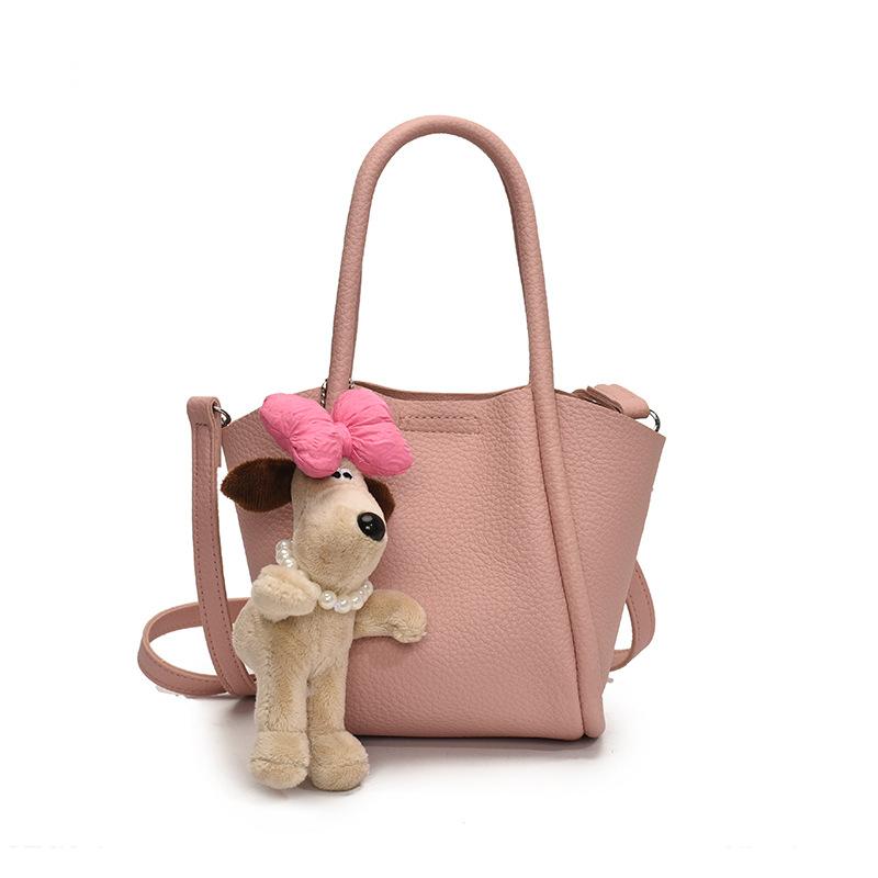 2025 New Niche Simple High-end Korean Version Vegetable Basket Bag Women's Casual Versatile Fashion Messenger Mother and Child Bag