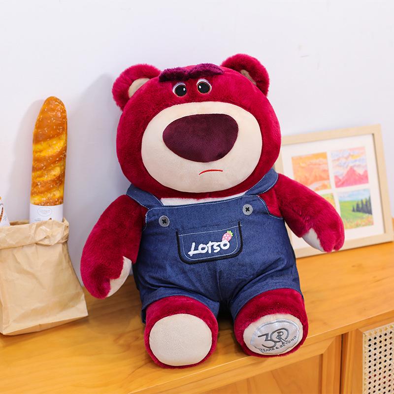 

Плюшевая кукла в комбинезоне «Клубничный медведь» от Pixar в подарок 30cm [0.39kg]