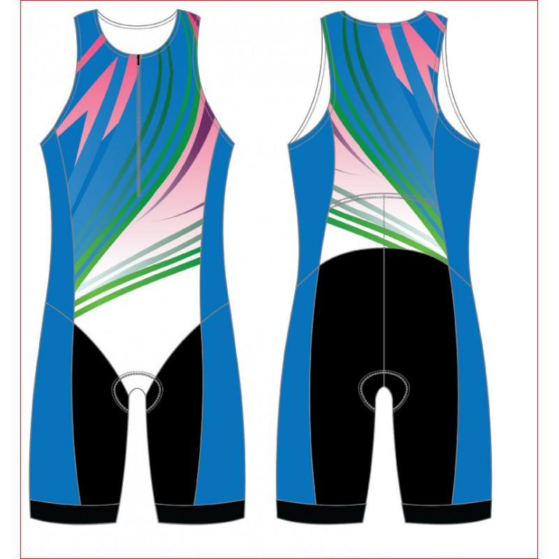Mountain Road Cycling Suit Triathlon Moisture Absorption Sweat-wicking One-piece Tight-fitting Sportswear Design