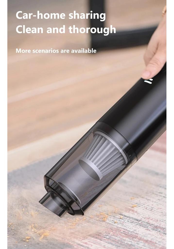 Vacuum Cleaner Mini Car Cleaning Powerful Suction Handheld Car Vacuum Cleaner Rechargeable for Car and Home Auto Vacuum Cleaner