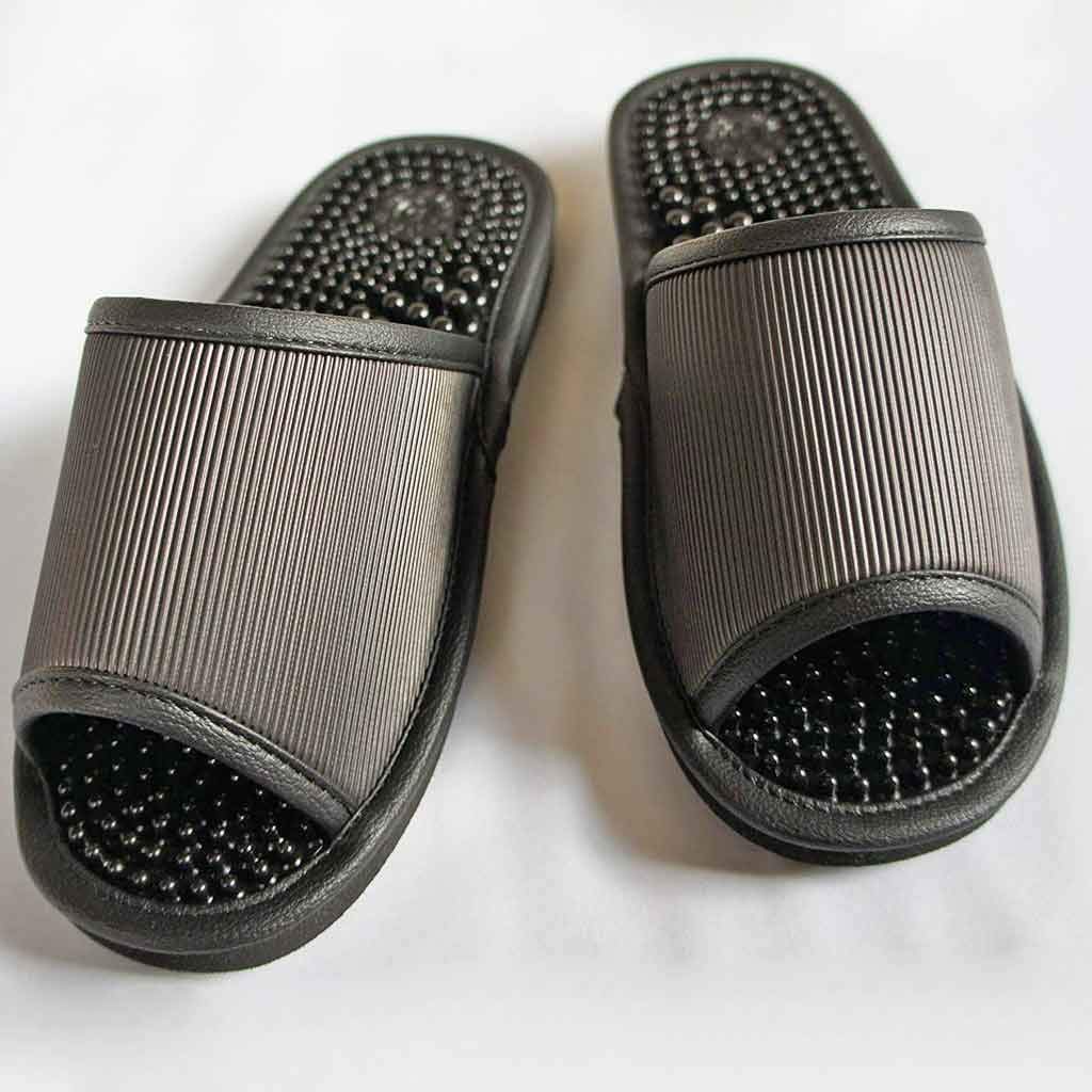Kobo Slippers by Reyule Health Size Up To Made In Foot Black [Hakihaki - CREO] Sandals, L, 25.5cm, Japan, Reflexology,