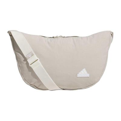 adidas Recycled Polyamide Shoulder Bag Unisex Light Gray Adidas JJ4343