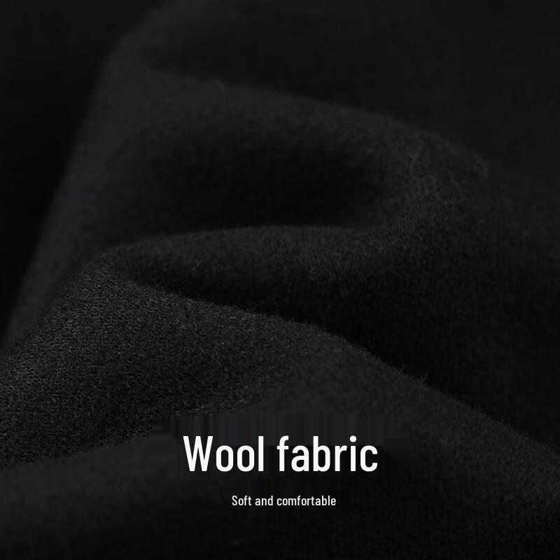 SEPTWOLVES Men's Wool Blend Lapel Overcoat