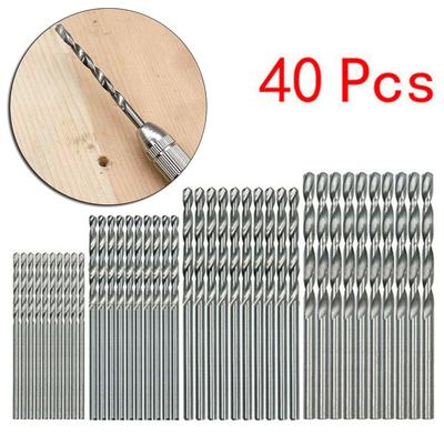 HSS Drill Bits Shank 0.5-2mm Mini Straight Craft Repair Parts Supplies