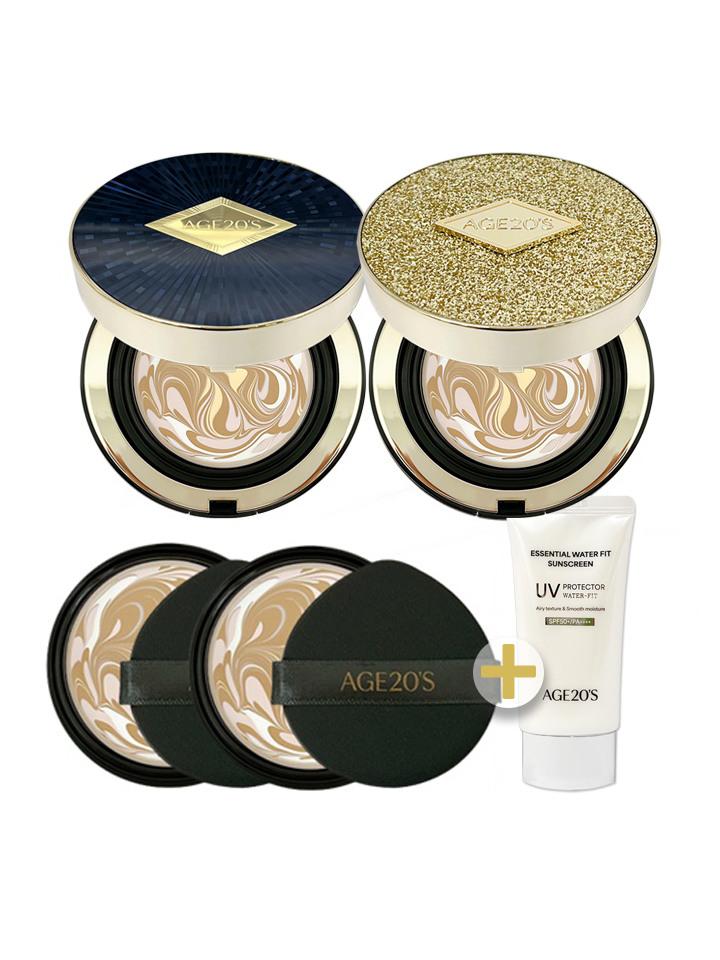 Age 20 s Ampoule Essence Pack Luxe Gold Bone 2+Re 2+Sun Cream No. 23