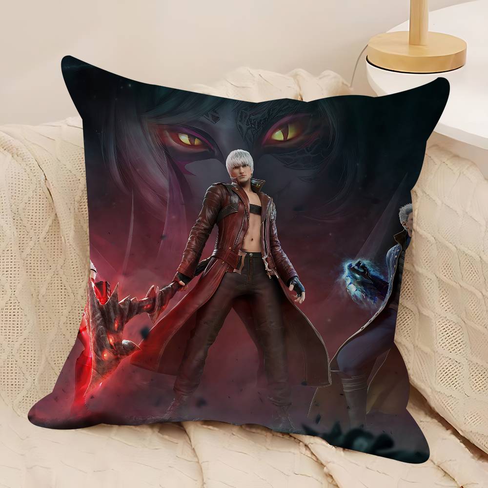 GAME THE D-DevilS May Cry Pillow Case Removable Washable Cushion Cover – All-Season Soft Linen