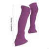 Figure Skating Leg Warmers Knitted Long Decoration Socks with Rhinestone for