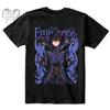 Kokushibo T-Shirt Demon Slayer Kimetsu No Yaiba Anime Manga Black Shirt All Size 100 Cotton