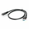 USB 3.0 auf Micro-B Festplatten-Datenkabel, Vollkupfer, Schwarz