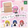 Bushiroad Creative Bocchi the Rock! Hiding in Cardboard! Cable Tie Sitting Figures x 4 Types Complete Set Gachapon Capsule Toy
