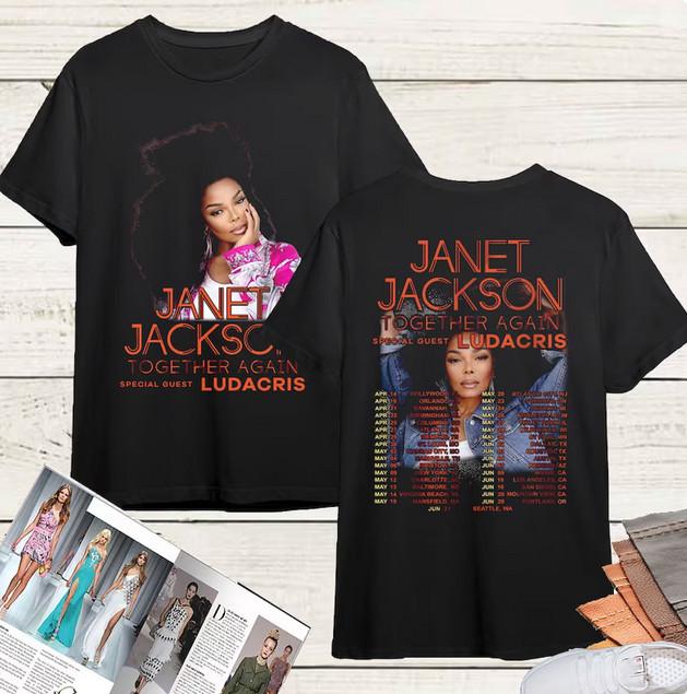 Janet Jackson Together Again Tour 2023 T-Shirt.