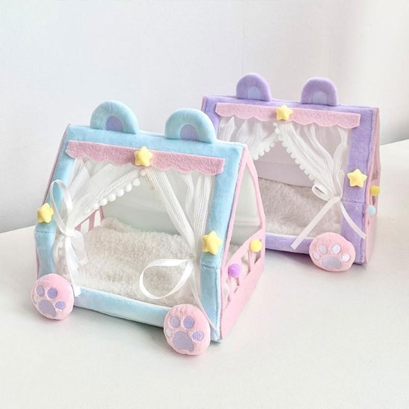 Beliebtes Puppen-Schlafbett Spielzelt Modellfigur für Kinder Rollenspiel Spielzeug Puppenzubehör Szenen-Setting Requisiten