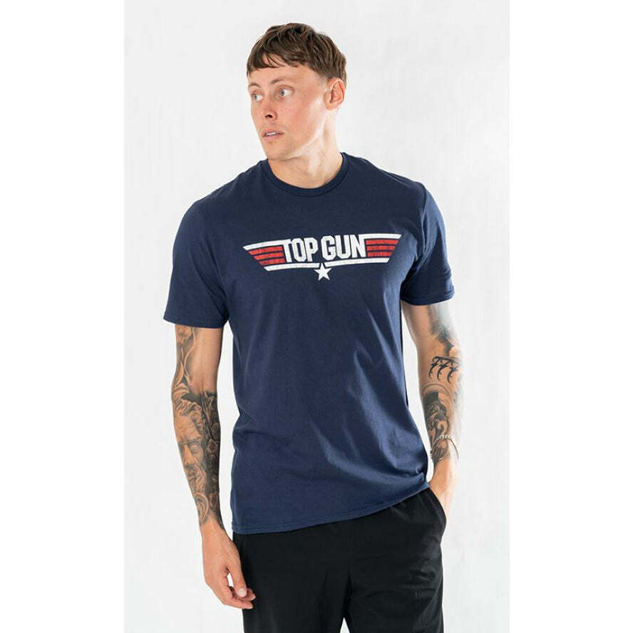

** Top Gun Film Poster Logo T-shirt Paramount ** M