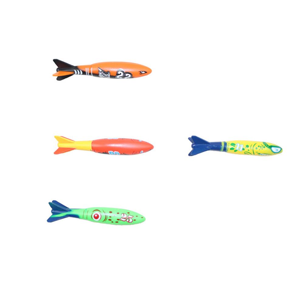 4Pcs/Set Diving Underwater Swimming Pool Playing Toy Outdoor Sport Training Tool for  Kids Swimming Toy