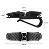 Car Sun Visor Glasses Clip Card Ticket Sunglasses Holder Key Chain For Renault Megane 2 3 4 Twingo Clio Talisman Captur Sandero r888