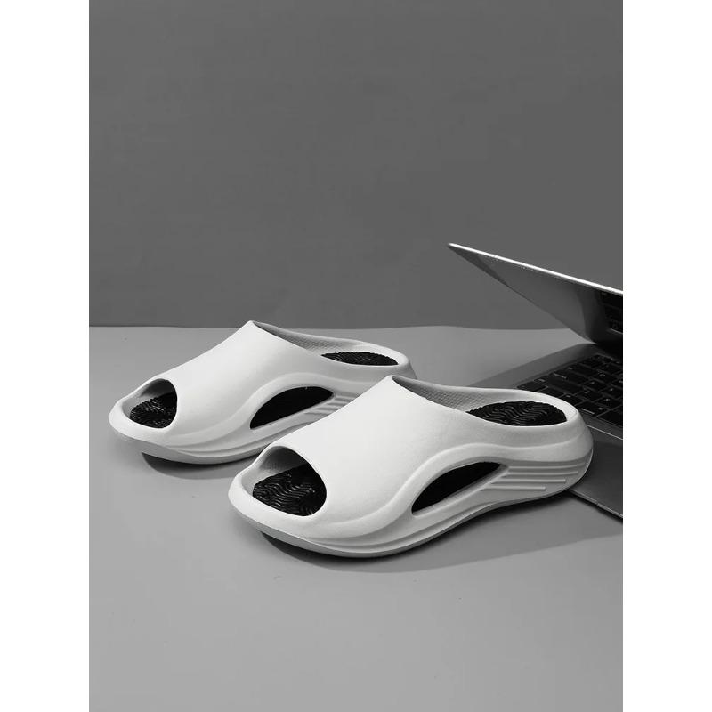 Men Women Thick Sole Slippers N-Slip Outdoor Sport Slide Sandals Couple Bathroom Soft Bottom Shoes Casual Flip Flops