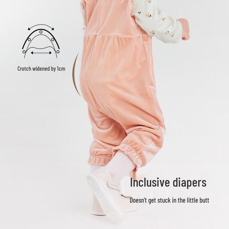 Yeehoo Infant Anti-Static Long Sleeve Jumpsuit