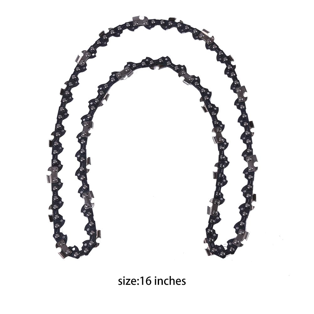 Lanț de ferăstrău cu lanț de schimb pentru metal de 8/12/16 inch, lanț de ferăstrău electric, piese de schimb, accesoriu pentru ferăstrău pentru tăierea crengilor din lemn
