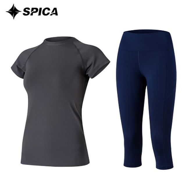 Seupika Yoga Set T-Shirt Sleeveless Leggings Spa508704