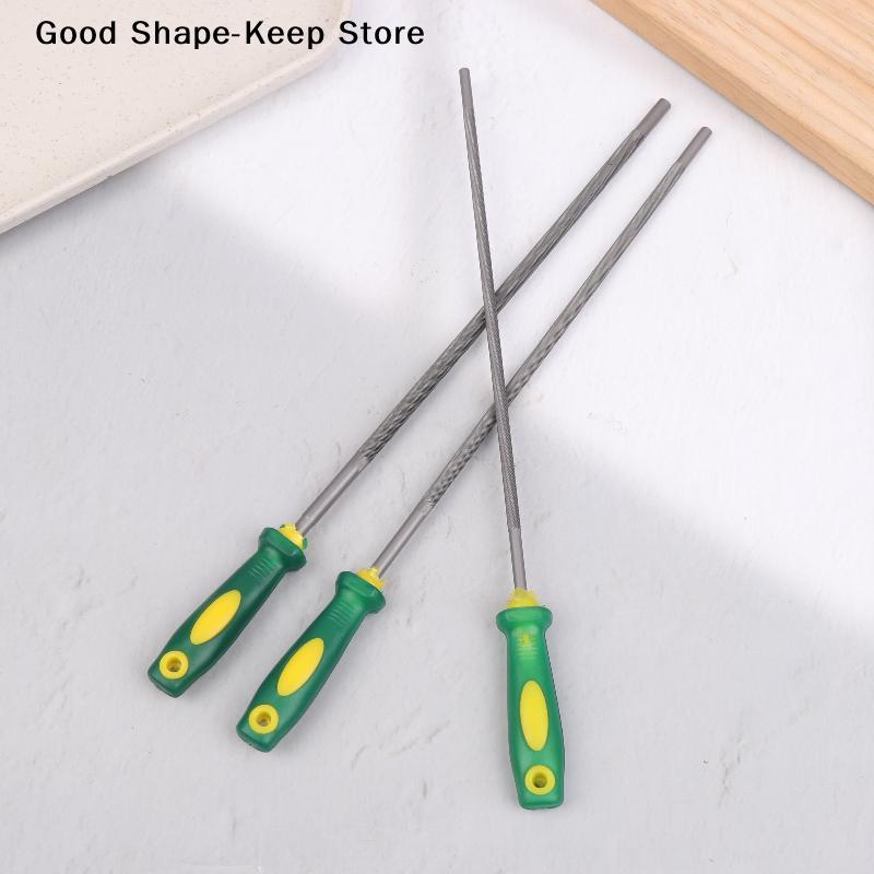 High Carbon Steel round Saw Chain Files Kit 4.0mm 4.8mm 5.5mm Chain Saw Sharpening Woodwork Tools Accessories for Chainsaw