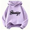 Streetwear Brooklyn Letter Printed Fashion Hoodie Kids Children's Sweatshirt Hoody Casual Hoodies for Boys Girls Clothes