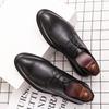 Men Oxfords High Quality Split Leather Men's Dress Shoes Luxury Brand Driving Shoes Brogue Lace Up Men's Casual Shoes