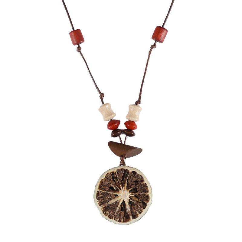 Natural Woven Fruit Bracelet DIY Kit - Ethnic Forest Style, High-End Handmade Gift