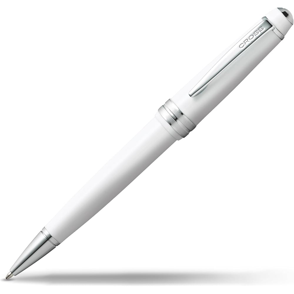 Cross Ballpoint Pen, Oil-Based, Bailey Light NAT0742-2, White, Officially Imported