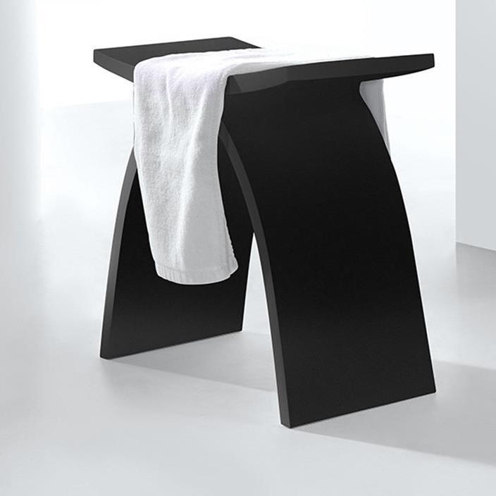 Bathroom Solid Surface Stone Stool Lavatory Small Bench Cloakroom Shower Chair Bath Step
