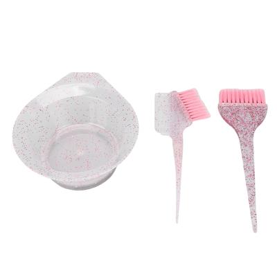 3pcs Hair Dyeing Brushes Hairdressing Tinting Comb Hair Barbers Coloring Brush for Home Salon