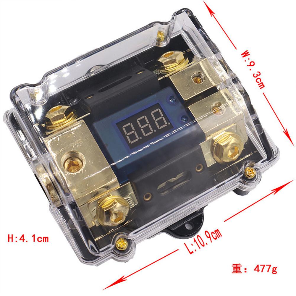 1-Wege-Eingang, 2-Wege-Ausgang, Auto-Audio-Sicherungskasten mit 24 V 100 A ANL-Sicherung, Stromverteilungsblock, Auto-Stereo-Sicherungshalter für LKW-Fahrzeuge