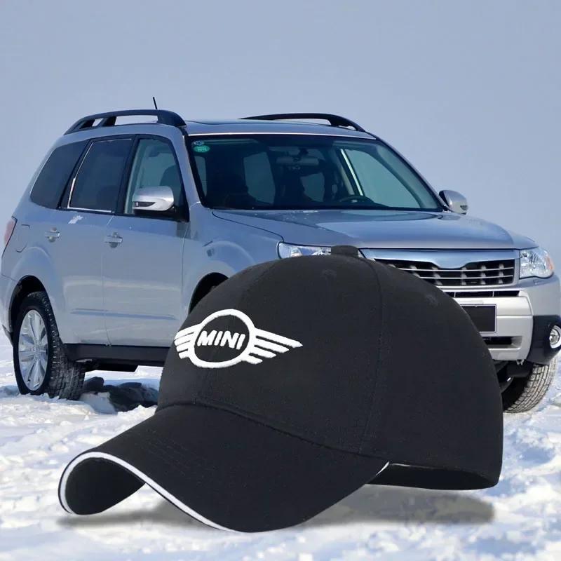 2025 For BMW MINI Cotton Design LOGO Baseball Cap Fashion Letter Embroidery Sun Hats For MINI F54 F55 F56 R56 R60 SONE Roadster