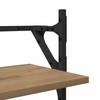 Wall Shelf Set with Shelf 6 pcs Artisan Oak 100 x 25 x 30 cm