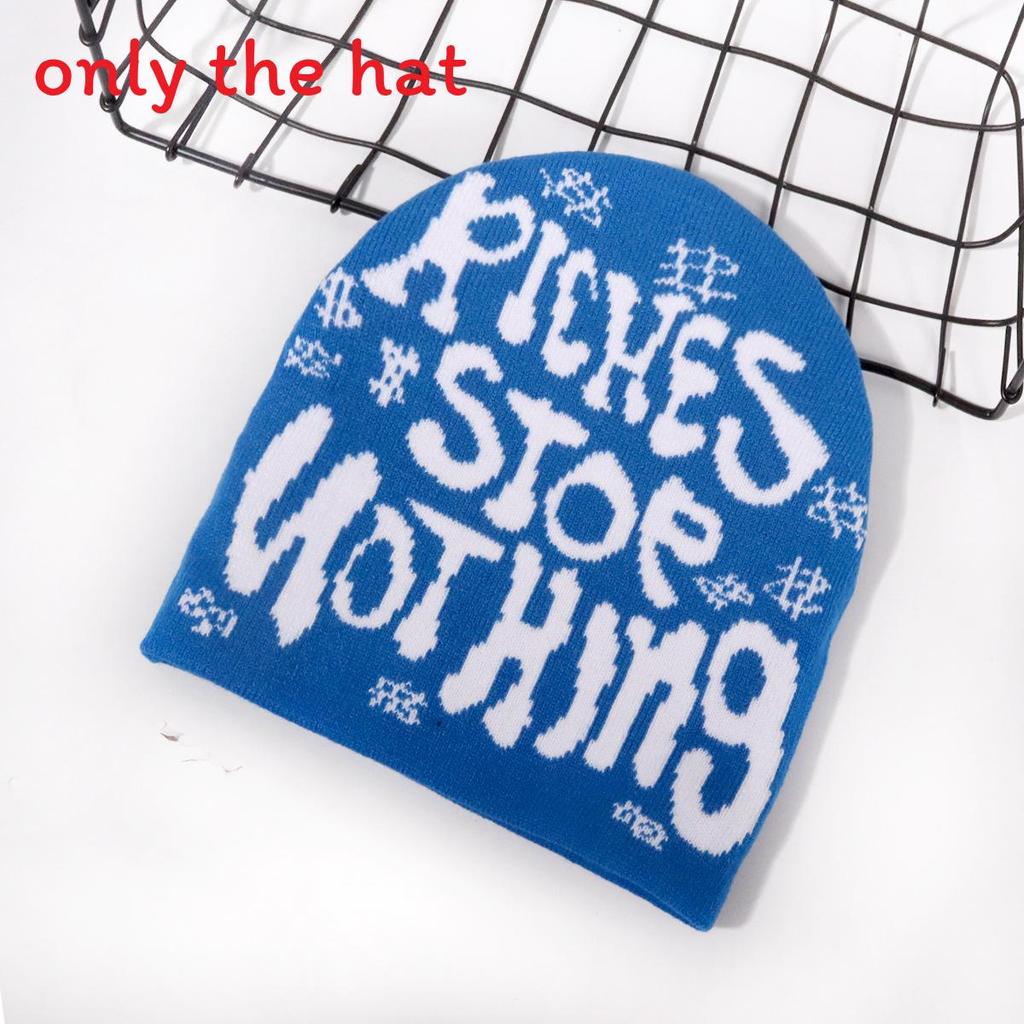 

Cap Knit Autumn With Letter Embroidery Design For Casual Street And Wear Sports