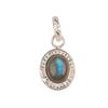 Natural Labradorite Gemstone 925 Sterling Silver Women's Jewelry Pendant 1.20" PP-7-23