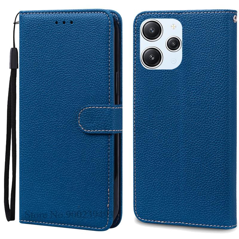 For Xiaomi Redmi 12 Case Silicon Leather Wallet Flip Case For Redmi 12 4G Cover Protector Phone Case for Redmi 12 5G Coque Funda