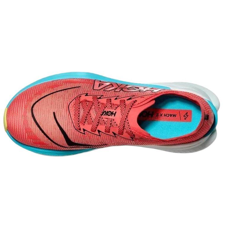 HOKA ONE ONE Mach X 2 Grapefruit Electric Coral Sneakers 1155119-GFRT